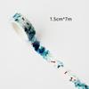 Beautiful Wash Tape Flower Plant Japanese Masking Adhesive Tape Decors Scrap Booking Sticker Label