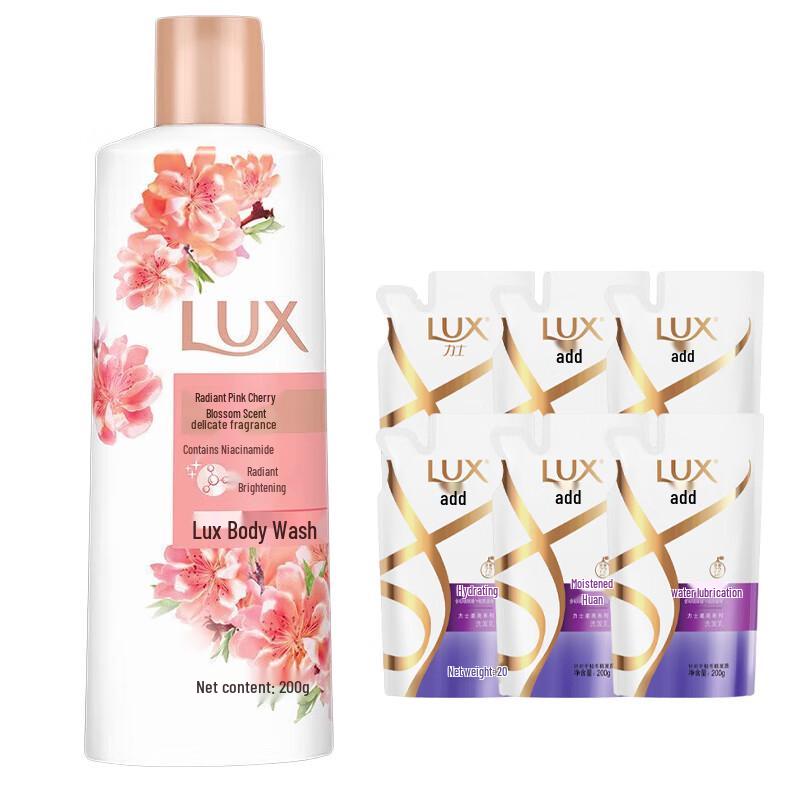 

LUX Pink Cherry Blossom Scented Shower & Hair Care Set