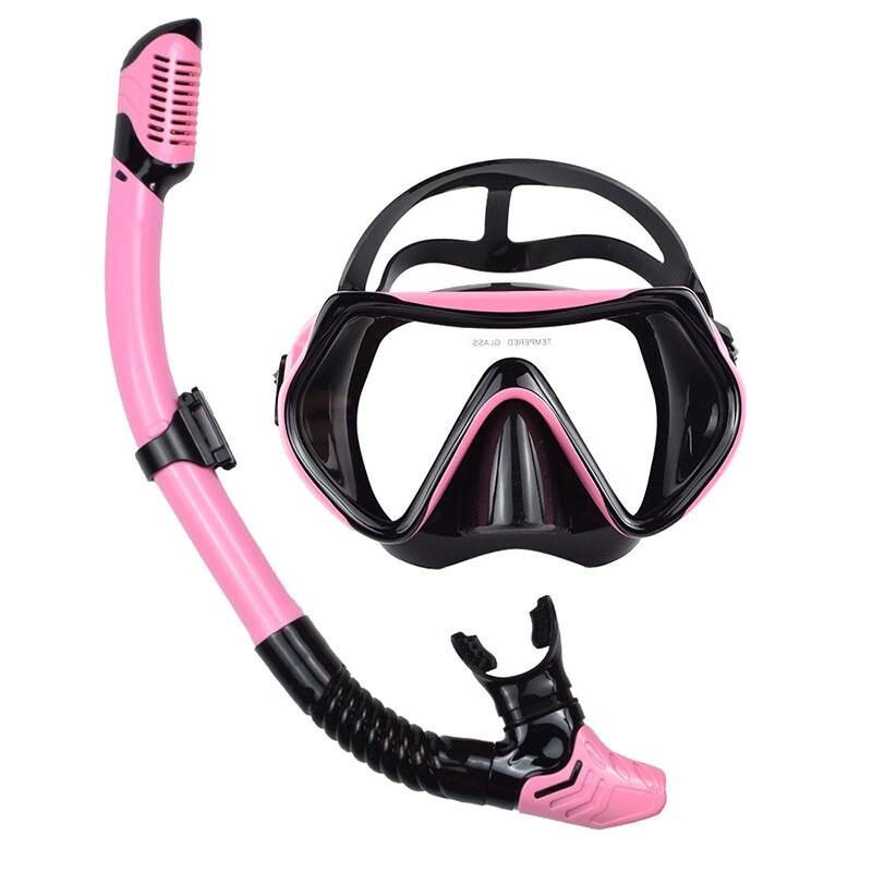 YBLKJ Large Frame Snorkeling Set with HD Mask & Snorkel