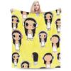 YuY Plush Blanket Students Flannel Throw Blanket For Outdoor Soft Warm Design Quality Bedspread Gift