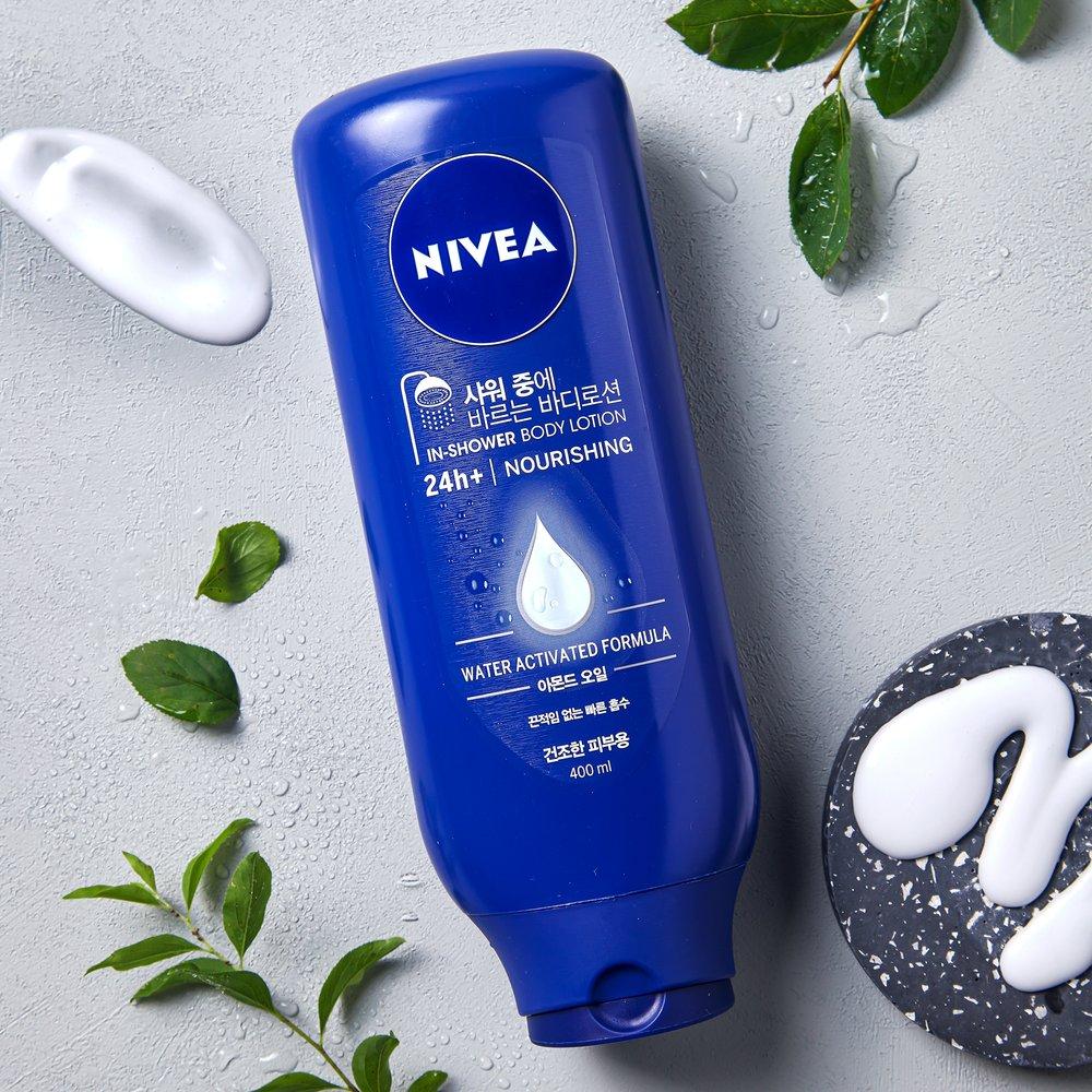 Nivea In-Shower Body Lotion Nourishing_400ml (for dry skin)