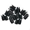 20 Pieces Bike Brake Buckle Thickness Cable Guides Clip Sleeves