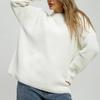 IHUASU Women's Sweater Autumn and Winter O-Neck Pullover Loose Long Sleeve Knit Sweater Jacket