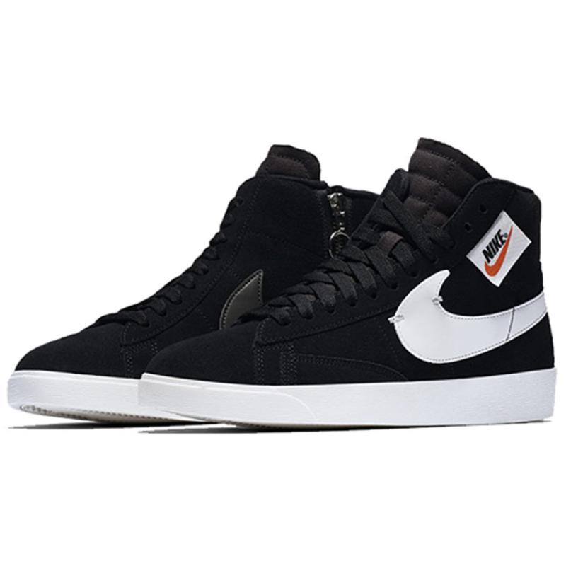 Nike Blazer Mid Rebel XX Black Women's Sneakers Skateboard Shoes BQ4022-001