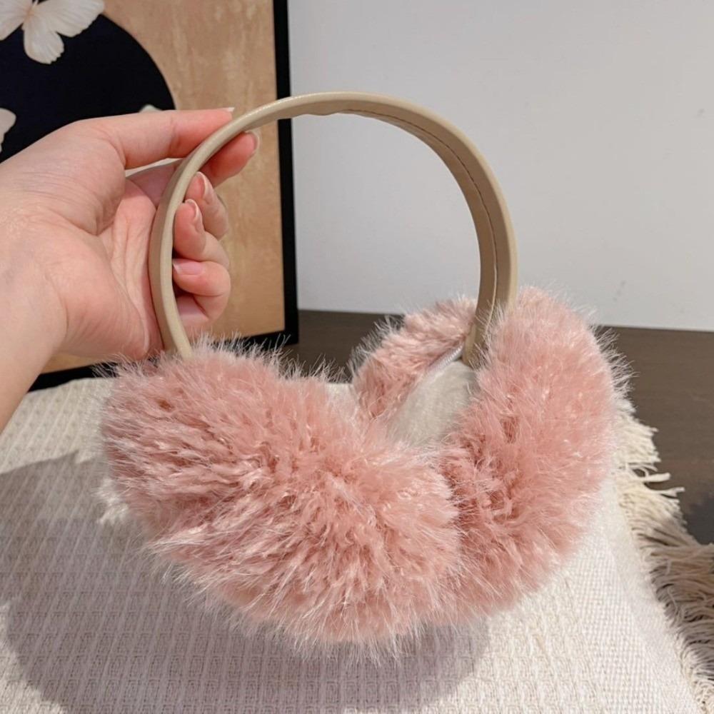 Thickened Plush Earmuffs Foldable Cycling Earmuffs Korean Style Winter Earmuffs  for Men and Women