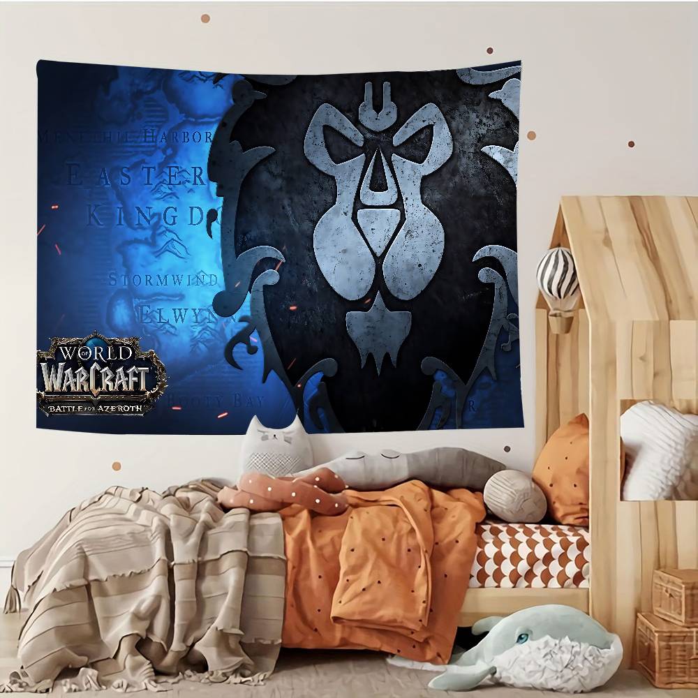 WWorld Of WWarcraft Tapestry Customizable Tapestries Of Various Styleswall Hangings Celebrity Photo Printingwall Hangings