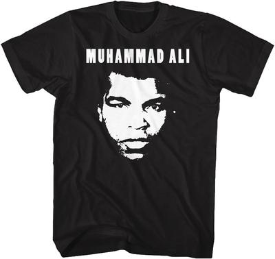 Muhammad Ali of All Time Black Adult T-Shirt Tee