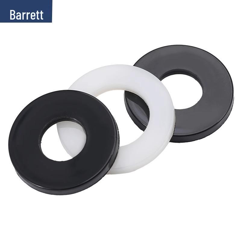 White & Black Nylon Insulating Washers: Plastic Screw, Flat, and Spacer In M2/M4/M5/M6 Sizes