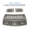Car Front Dashboard Left Right Middle AC Vent Grille Outlet Panel Cover For Benz 1998-2005 S Class W220 2208300154 2208300254