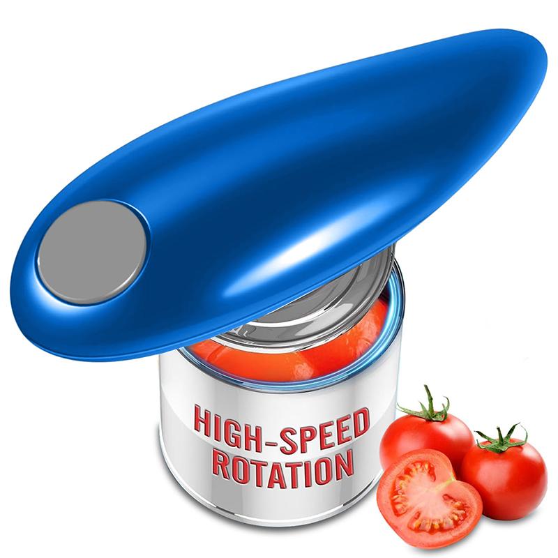 Hands-Free Electric Can Opener Automatic Bottle Opener Easy Kitchen Gadget for Cans Jars and Twist-Off Lids 6