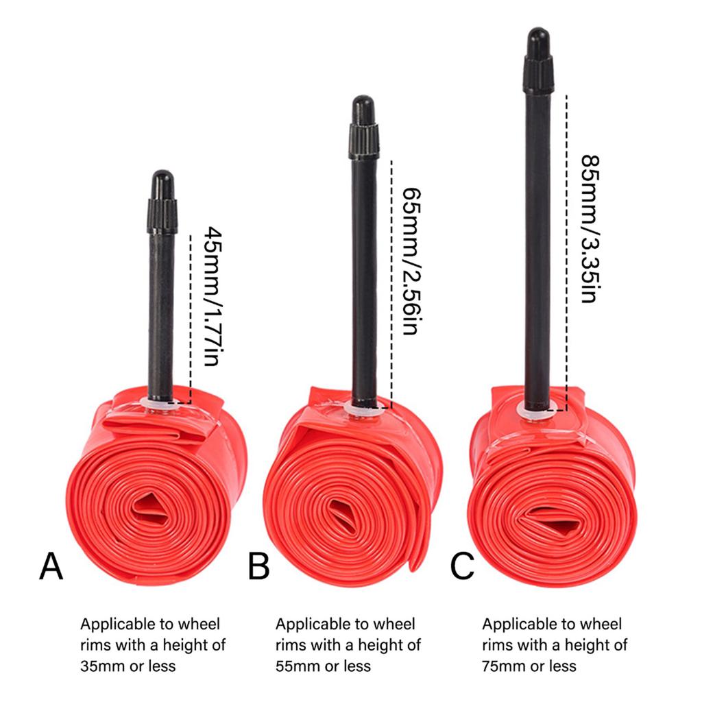 Light TPU Bike Tube 700C Puncture Protections French Valves Design Compatible for 700x23c/25c/28c/32c Tires Repalcement