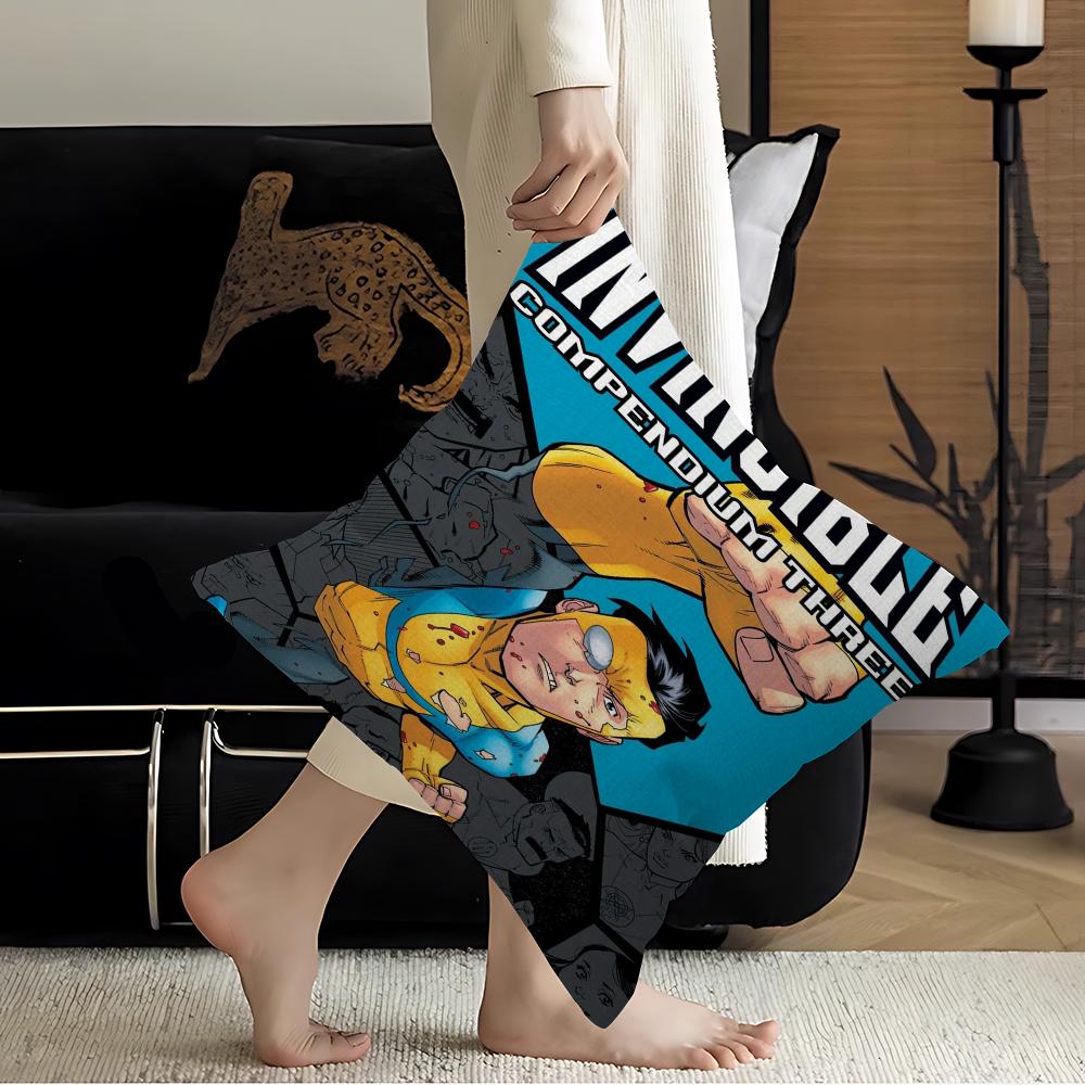 I-Invincible Cartoon Pillow Gift Home Office Decoration Pillow Bedroom Sofa Car Cushion CoverPillow Case