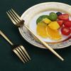 Silvere/Guldfläck Bestick Modern 6 st Rostfritt Stål Middagsgaffel 8,2 Tum Camping Middagsservis Set Bordsartiklar Ätredskap