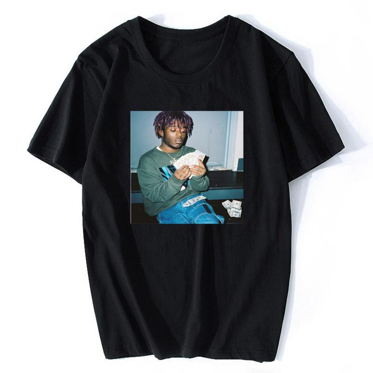 Футболка Lil Uzi Vert в стиле хип-хоп, рэпер, певец XO TOUR Llif3 Luv Is Rage Quavo, футболки с рисунком Lil Uzi Vert, футболка большого размера унисекс S