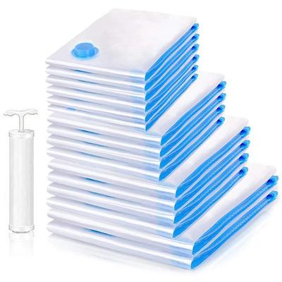 1/3/5pcs Vacuum Storage Bags Seal Bag with Valve Vacuum Space Saving Clothes Organizer Wardrobe Pillow Bedding Blanket Storage