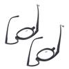 Magnifying Makeup Glasses Eye Flip Down Lens Fashionable Makeup Single Sided Glasses Black