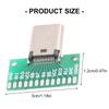24Pin Soldering PCB Board Type C Female USB 3.1 Test Board Speed 10Gbps Data Transfer Upgrades for Devices Debugging