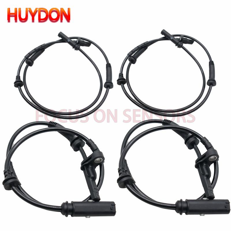 4PCS 34526869292 Front Rear Left/Right ABS Wheel Speed Sensor For Bmw X3 F25 2013-2017 X4 F26 2015-2018 34526869293