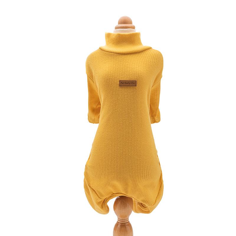New Pet Clothes Autumn and Winter Warm Than Bear Teddy Four-legged Clothes Embroidered Love Puppy Dog Clothes
