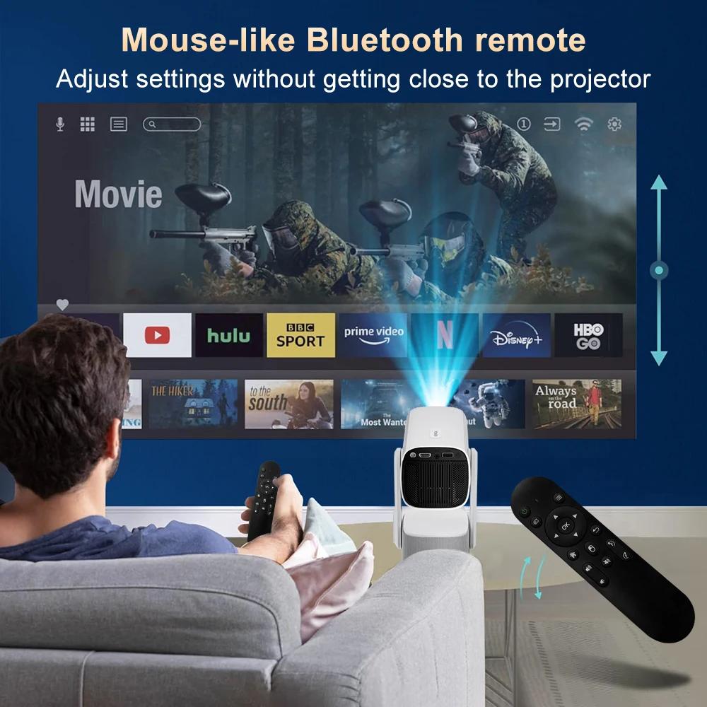 Zdssy 4k Projector K2 Smart Android11 Built-in Battery Bluetooth Speaker Wifi Auto Focus Keystone Free-style For Outdoor Movie