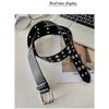 Punk Star Eyelet Belt For Fashion Music Festival And Daily Wear PU Leather Design Waiststrap for Theme Party Gathering