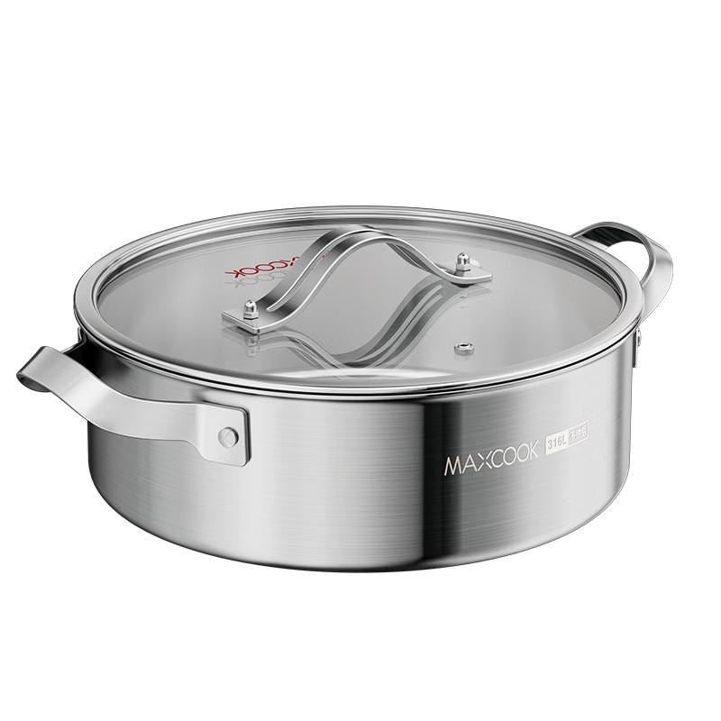 MAXCOOK 316L Stainless Steel Hot Pot