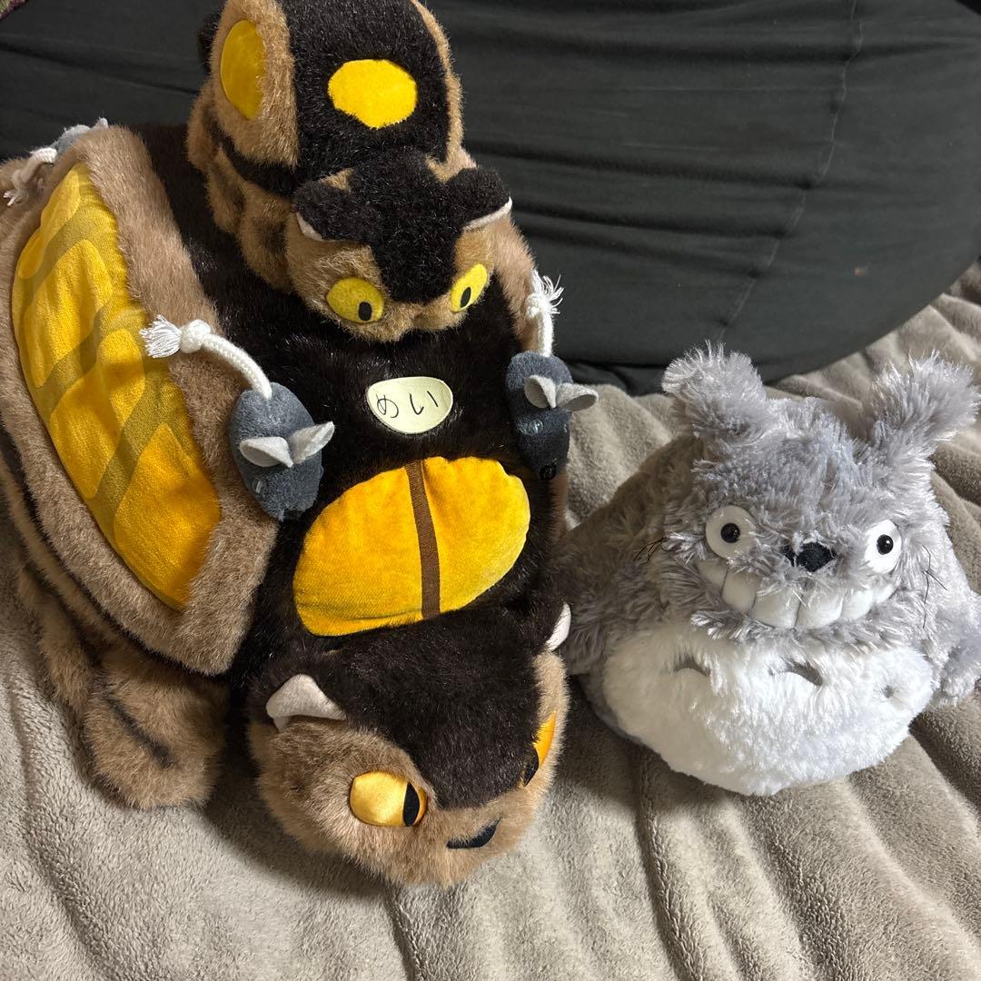 Ghibli Sun Arrow Nekobus Tissue Case Plush Totoro Set