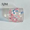 Portable Stress Relievers Christmas Cube for Anxiety Relief, Clear Squeeze Fidget Toys Toy, Soft Stretchy Sensory Toy Party Favors Transparent