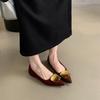 Pointed-toe Low-cut Single Shoes - Women's Spring-autumn New Style Casual Flat Shoes