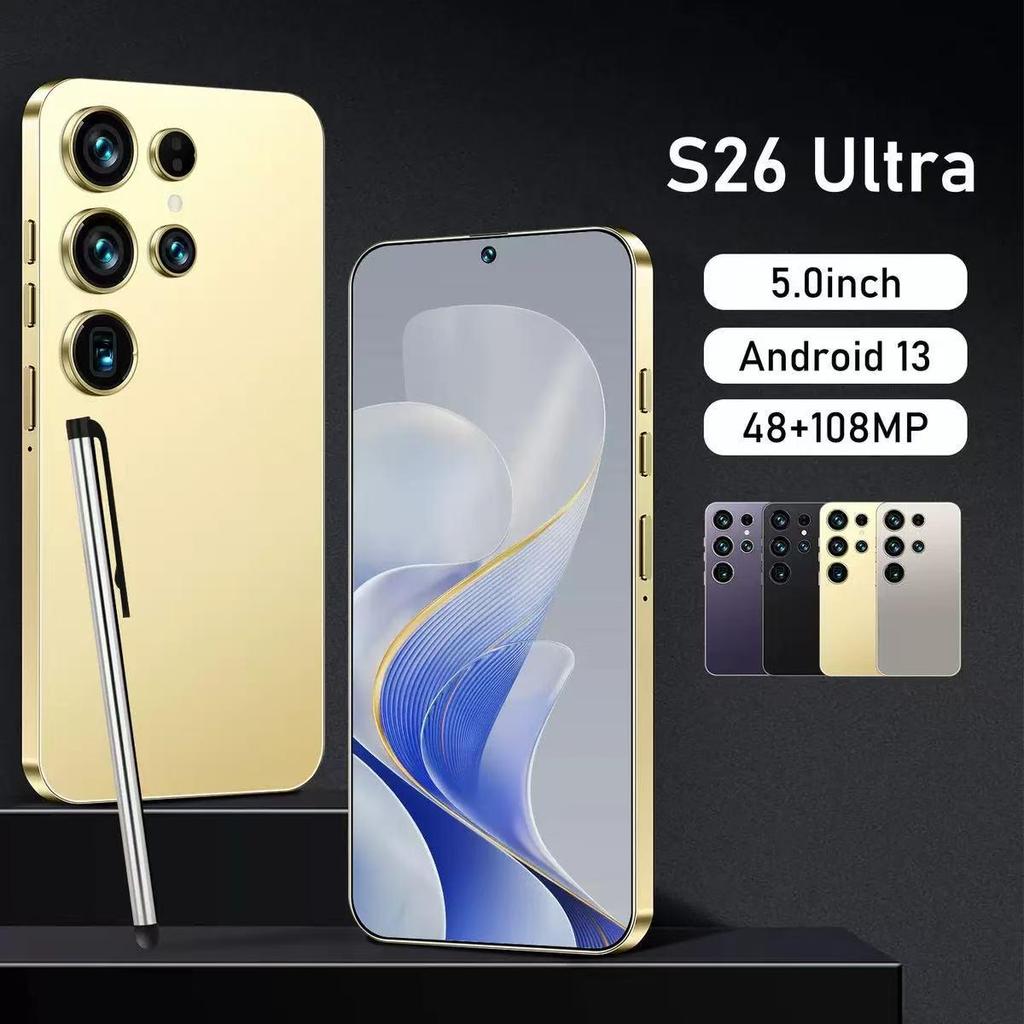 S26 Ultra Android Smart Phone de Tela Grande 16+1T