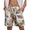 Hawaii Vacation Beach Shorts For Men 3D Printed Flower Casual Short Pants Board Shorts Elastic Bandage Swimsuit Swim Trunks
