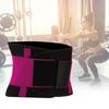Breathable Warming Waistband Soft Adjustable Abdominal Wrap Waist Back Support BeltRed XXL
