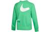 Nike Sweatshirts Men's Green Crew Neck Moderate Regular DD6097-362