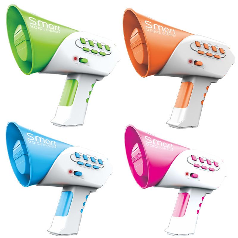 Top Quality Kids Voice Changer Megaphone Toy -Electric Loudspeaker for Roleplay& Prank Props Best Electronic Gift for Xmas Party