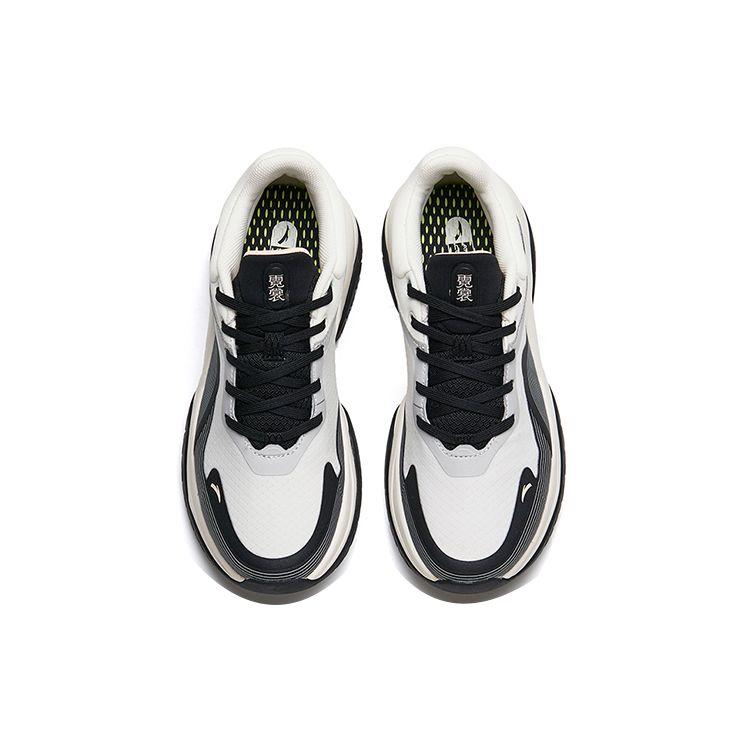 Anta Lightweight Breathable Low-Top Training Shoes Women Sneakers White Black 122237756-4