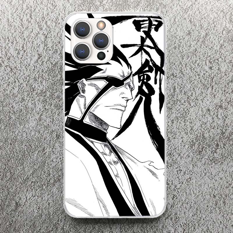 Bleach Zaraki Kenpachi Phone Case For iPhone 17 16 15 14 13 12 11 Pro Max Mini Plus Air 7 SE 8 Soft Silicone Print Shell Funda F