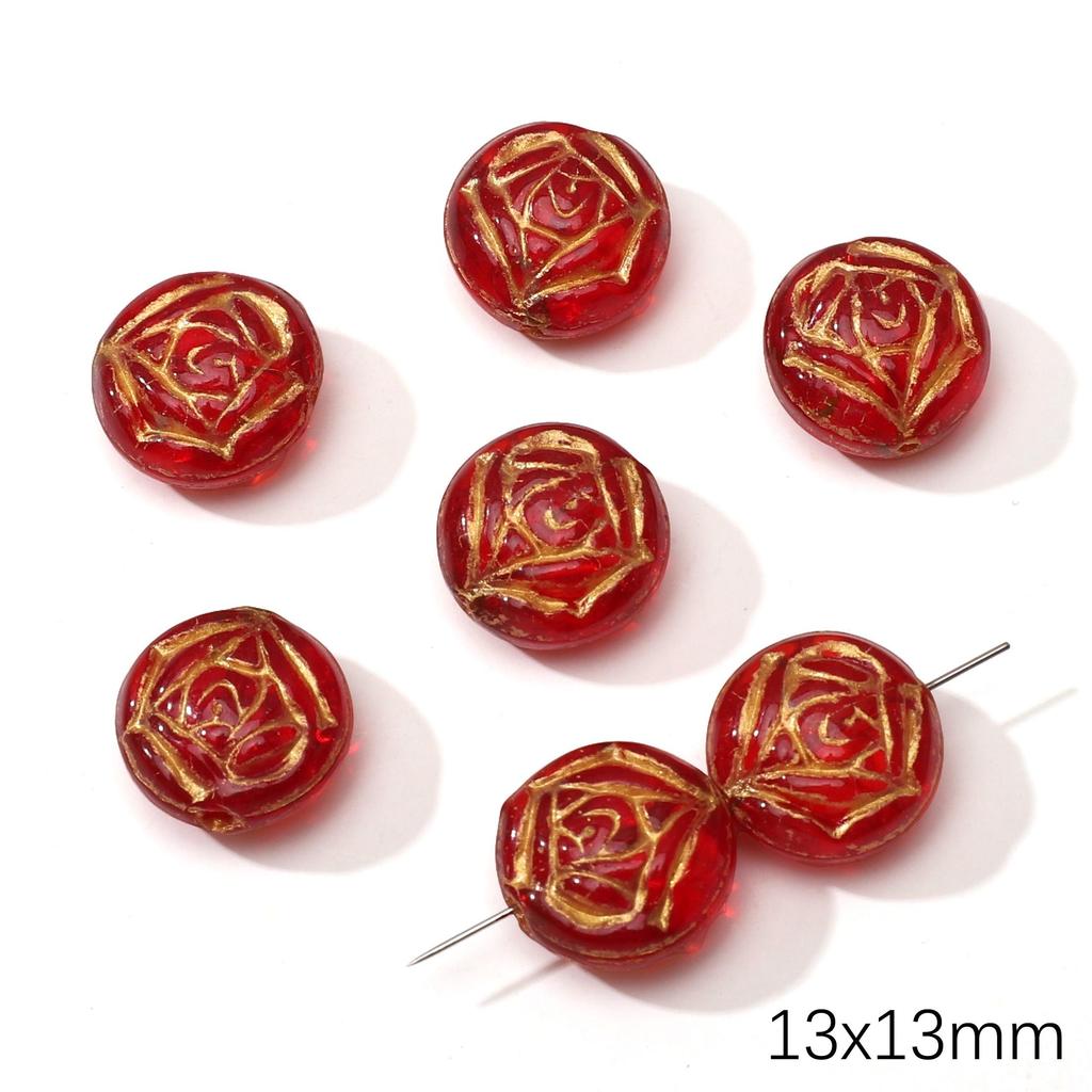 1-20 Buc Margele de Sticlă Cehești Margele Distanțiere Vrac pentru Confecționarea Bijuteriilor DIY Brățară Colier