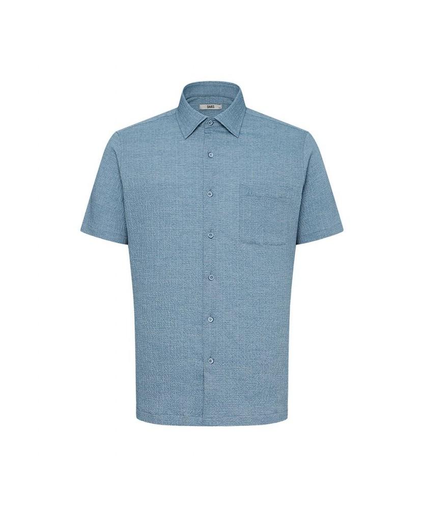 Dagseusyeocheu No Care Nylon Blend Seersucker Stretch No Care Shirt_Dms3Shcs101B1
