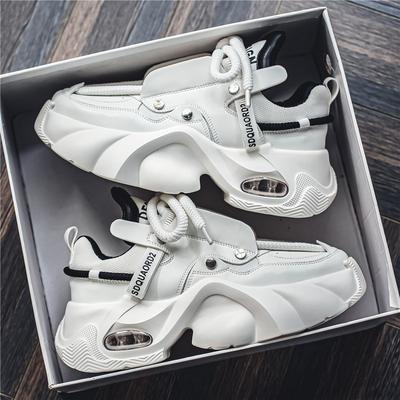 New Classic Men's Shoes with Thick Sole Height Increasing and Wear-resistant Sports Shoes Fashionable Shopping and Leisure Shoes