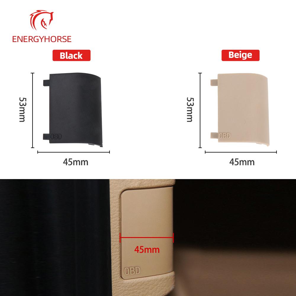 For BMW E66 LHD Car Interior Kick Panel Cap Cover Left OBD Plug Cover For E66 7 Series Diagnostic Interface Cover