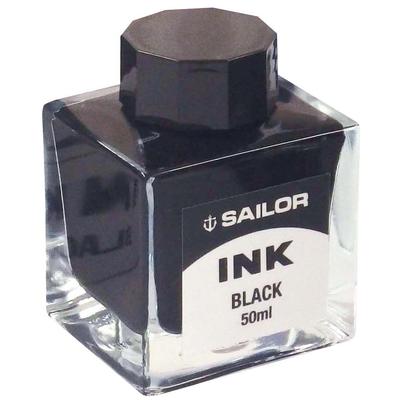 Sailor fountain pen Bouteille de colorant pour stylo plume 50 ml d'encre noire 13-1007-220