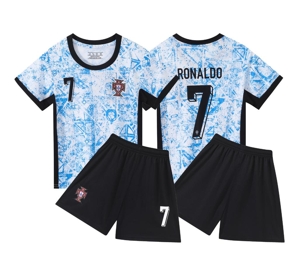 European Cup jersey Children's ball asterisk football jersey set Baby primary school football training class team jersey Kindergarten