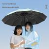MAYDU Automatic 3-Fold Large Sun & Rain Umbrella
