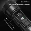 High Strong Power LED Flashlight Tactical Torch USB Rechargeable Zoom Emergency Lights For Outdoor Fishing Work Lamp