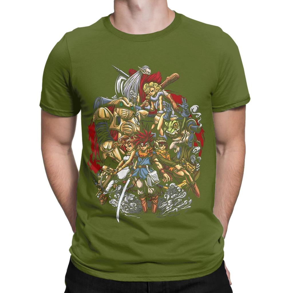 Chronos Triggers Colorful Graphic 100 Cotton TShirt Chrono Trigger Tees Tops For Unisex