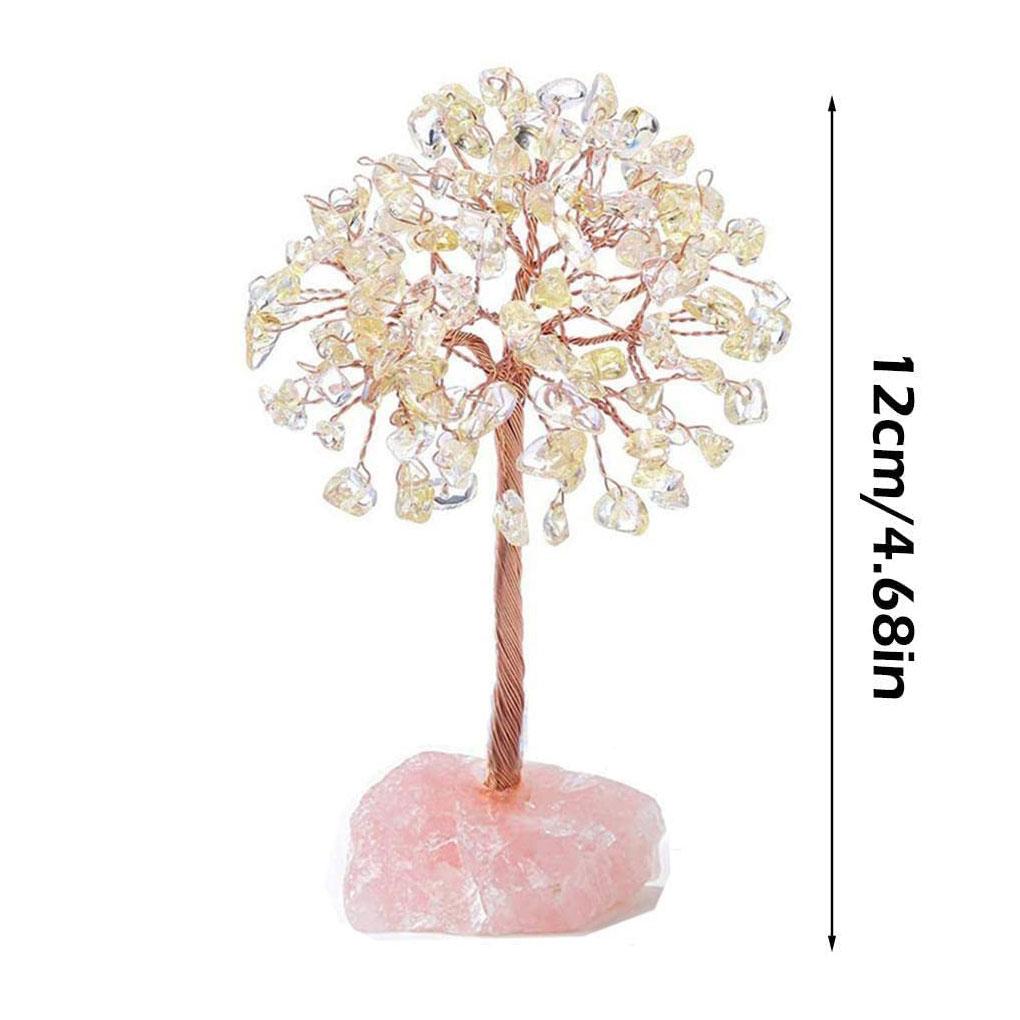 Unique Style Fairy Light Spirit Tree Gift Choice For Office Decor Crystals And Stones