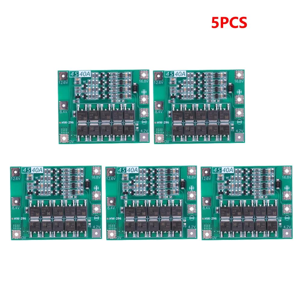 3S/4S 5A 10A 20A 40A 60A Li-ion Lithium Battery Charger Protection Board 18650 BMS For Drill Motor with Standard/Enhance/Balance