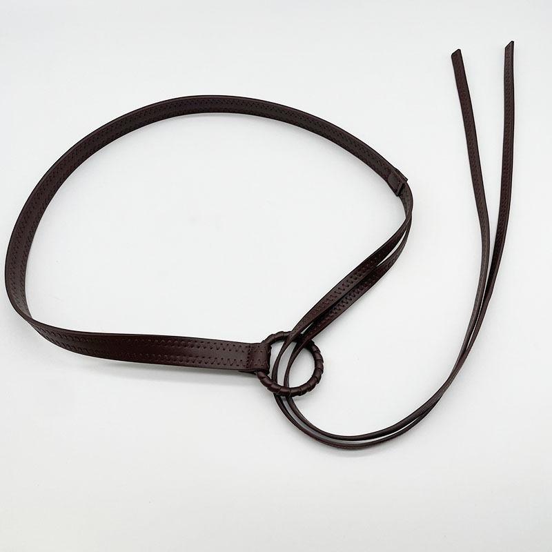 Simple Women's Belt Belt Wave Floss Design Decorative Belt