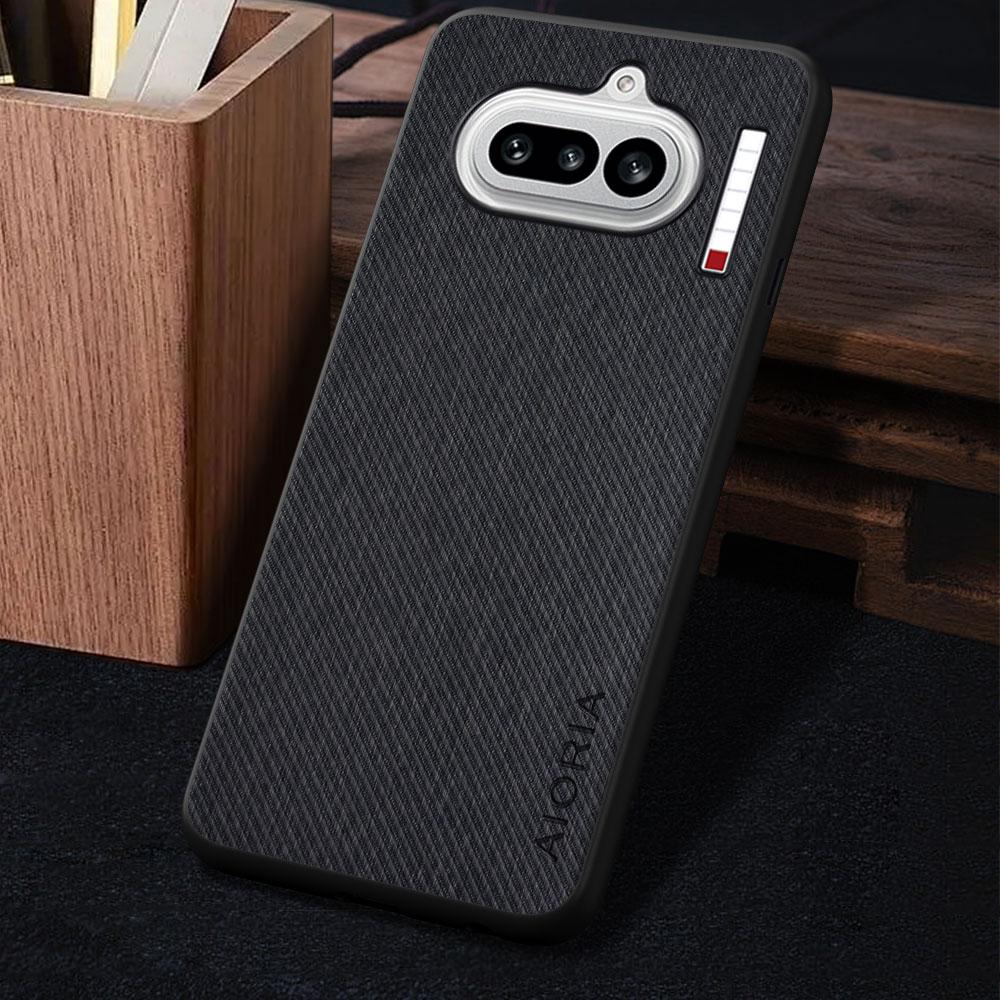 Case for Nothing Phone 4A Pro 4b Coque Luxury Vintage Cloth Pattern Leather Skin Phone Cover Funda for Nothing Phone 4b Case