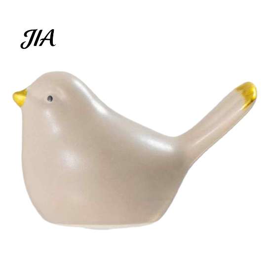 Modern Ceramic Bird Figurines Birds Figurine, Matte Glaze Statue, Animals Ornaments, Mini Elegant Desktop Ornament Crafts Home Decoration for
